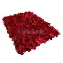 Artificial Flower Wall Panel Wedding Background Hanging Decor Props Red