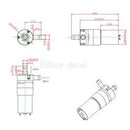 370 Motor 12V Micro Vacuum Submersible Water Pump Suction Pump Low Noise