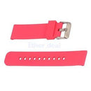 Replacement Silicone Strap bracelet WatchBand for Garmin Fenix Chronos Red