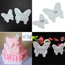 2Pcs/Set Butterfly Cake Fondant Sugarcraft Mould Cookie Plunger Cutter Mold Tool