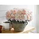 Upscale 6 Heads Artificial Hydrangea Simulation Flowers Bouquet Decor Pink