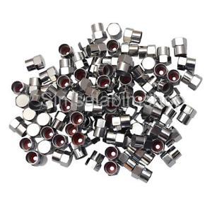 100pcs Tire Stem Valve Cap Set Universal For Cars Motorcycles Bikes