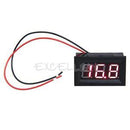 0.56" LCD DC 3.2-30V Red LED Panel Meter Digital Volt Voltmeter with Two-wire