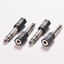 4Pcs 6.5mm 1/4 Male to 3.5mm 1/8 Female Stereo Audio Mic Plug Adapter Jack SP
