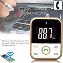 Car Kit Handsfree Wireless Bluetooth FM Transmitter LCD MP3 Player USB Charger