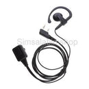2x G Shape Ear-Hook Earpiece Earhook Earphone Mic for Baofeng Walkie Talkie