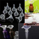 10pcs New Small Plastic For Perfume Diffuser Bottle Mini Liquid Oil Funnels Lab