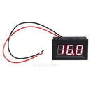 0.56" LCD DC 3.2-30V Red LED Panel Meter Digital Volt Voltmeter with Two-wire