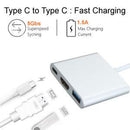 3in1 Type C to 4K HDMI USB 3.0 Charging HUB USB-C Adapter Converter For Macbook