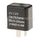 2Pin Electronic Flasher Relay Fix For LED Turn Signal Lamps Hyper Flash 12V