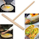 Crepe Maker Pancake Batter Wooden Spreader Stick Home Kitchen Tool Kit DIY Cook