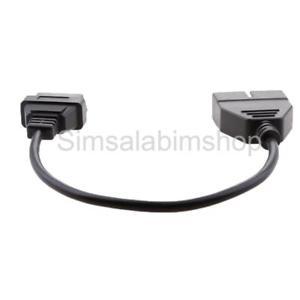Car Error Fixing 12 Pin To 16 Pin OBD2 OBDII Scanner Cable Adapter For GM