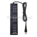 10 Port USB 2.0 Multi HUB Splitter Expansion for Desktop PC Laptop Adapter