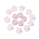 2Pcs Pink Red Sakura Cherry Blossom Flowers Paperclips Planners Paper Clips