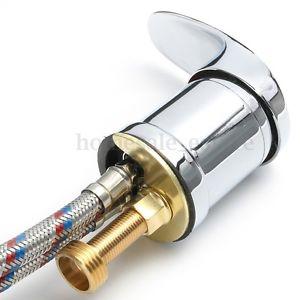 60cm Beauty Salon Shampoo Bowl Sink Hot & Cold Faucet Spray Hose Repalcement