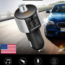 Car Bluetooth Kit FM Transmitter Wireless Radio Adapter USB Charger MP3 Player