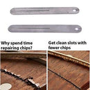 2pcs fret puller fretboard fingerboard fret repair tool protector steel plate9KQ