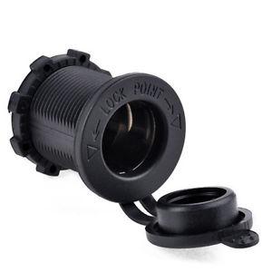 Waterproof 12V Boat Motorcycle Car Cigarette Lighter Socket Power Plug Outlet