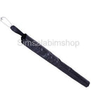 Black PVC Rock Climbing Mountaineering Exploring Rope Protector Sleeve Cover