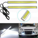 2pcs Waterproof 12V LED COB Car Auto DRL Driving Daytime Running Lamp Fog Light