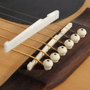 Fresh Buffalo Bone Bridge Saddle And Slotted Nut For 6 String Acoustic Guitar SP