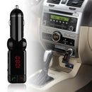 Car Kit MP3 Player Wireless Bluetooth FM Transmitter Radio With 2 USB Port to fp