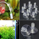 10x Aquarium Fish Tank Suction Cup Sucker Holders For Air Line Tube Hose Pump