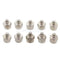 10pcs F-type 75 Ohm Terminator Coax Coaxial Cable Adapters Connectors Cap