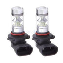 2pcs Ice Blue H10 9145 100W Auto Car Head Light Lamp LED Bulb Quick Response
