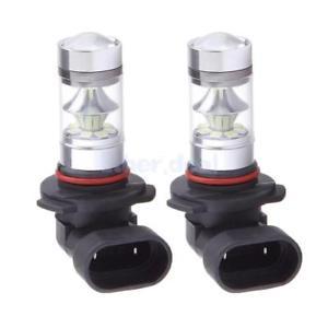 2pcs Ice Blue H10 9145 100W Auto Car Head Light Lamp LED Bulb Quick Response