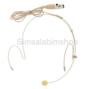 Professional Ear Hook Wired Headworn Condenser Microphone 3Pin Skin Color