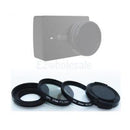 3in1 37mm Circle UV+CPL Filter with Snap-On Lens Cover For Xiaoyi Yi II 4K