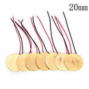 12pcs Piezoelectric Piezos Amplifiers Discs Leads For Cigar Box Guitar Pickup