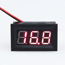 0.56" LCD DC 3.2-30V Red LED Panel Meter Digital Volt Voltmeter with Two-wire
