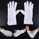 1Pair White Formal Gloves White Honor Guard Parade Santa Women Men Inspection oc