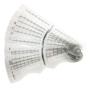 12 Eyebrow Grooming Shaping Stencil Kit Brow Template Makeup Shaper DIY Tool