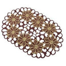 2pcs/set Floral Dining Table Place Mats Cloth Placemats Pads for Kitchen