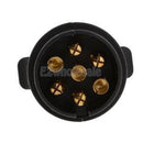 Truck Trailer Caravan 7 Way Plug Connector Socket Wiring Connection