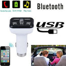 Bluetooth Car Kit FM Transmitter Wireless Radio Adapter USB Charger MP3 Player