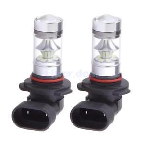 2pcs Ice Blue H10 9145 100W Auto Car Head Light Lamp LED Bulb Quick Response