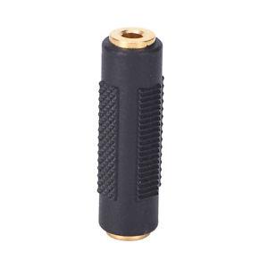 mini 3.5mm female to female F/F jack stereo audio adapter converter connectorB0T