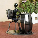 Creative Accordion Artist Pen Holder Desktop Decor Home Craft Case Container