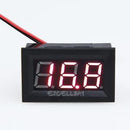 0.56" LCD DC 3.2-30V Red LED Panel Meter Digital Volt Voltmeter with Two-wire