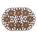 2pcs/set Floral Dining Table Place Mats Cloth Placemats Pads for Kitchen