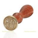 Sealing Wax Classic Initial Wax Seal Stamp Alphabet Letter R Retro Wood