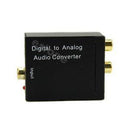 Optical Coaxial Toslink Digital to Analog Audio Converter Adapter RCA L/R 3.5mm