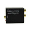 Optical Coaxial Toslink Digital to Analog Audio Converter Adapter RCA L/R 3.5mm