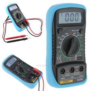 Digital Voltmeter Ammeter Ohmmeter Resistance Multimeter Volt AC DC Tester Meter
