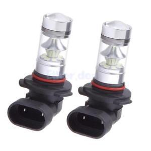 2pcs Ice Blue H10 9145 100W Auto Car Head Light Lamp LED Bulb Quick Response