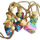 Printed Hanging Car Air Freshener Perfume Diffuser Fragrance Bottle Random Color